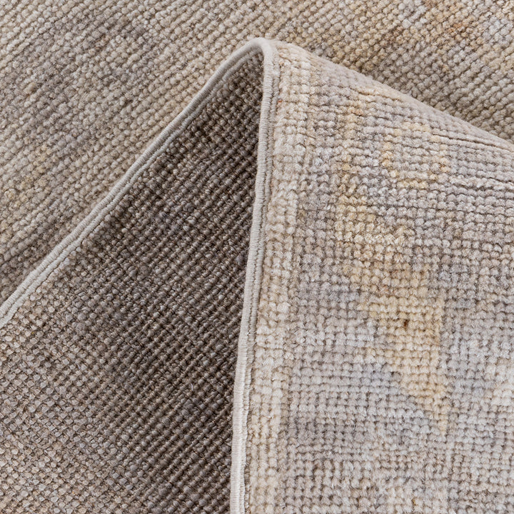 Oushak, One-of-a-Kind Hand-Knotted Area Rug - Ivory, 3' 1" x 4' 10" Default Title