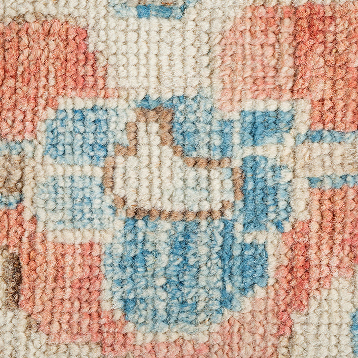 Oushak, One-of-a-Kind Hand-Knotted Runner Rug - Gray, 9' 10" x 13' 9" Default Title