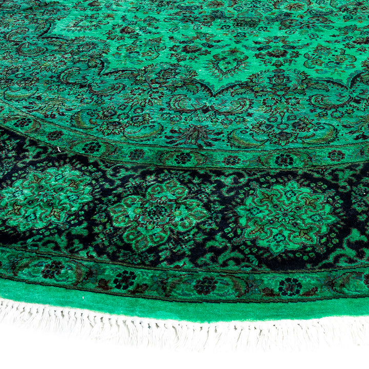 Fine Vibrance, One-of-a-Kind Hand-Knotted Area Rug - Pink, 7' 1" x 7' 1" Default Title