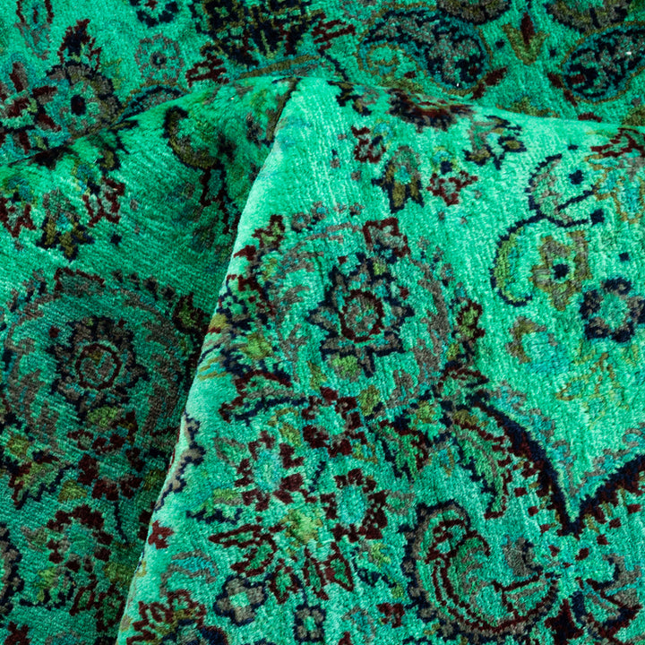 Fine Vibrance, One-of-a-Kind Hand-Knotted Area Rug - Pink, 7' 1" x 7' 1" Default Title