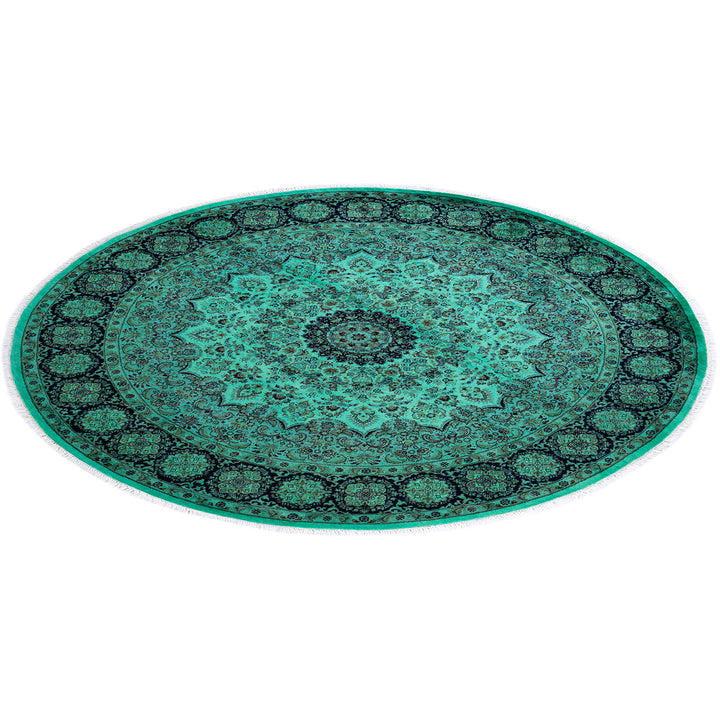 Fine Vibrance, One-of-a-Kind Hand-Knotted Area Rug - Pink, 7' 1" x 7' 1" Default Title