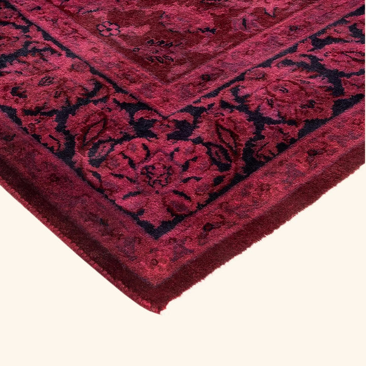 Fine Vibrance, One-of-a-Kind Hand-Knotted Area Rug - Purple, 4' 2" x 6' 7" Default Title
