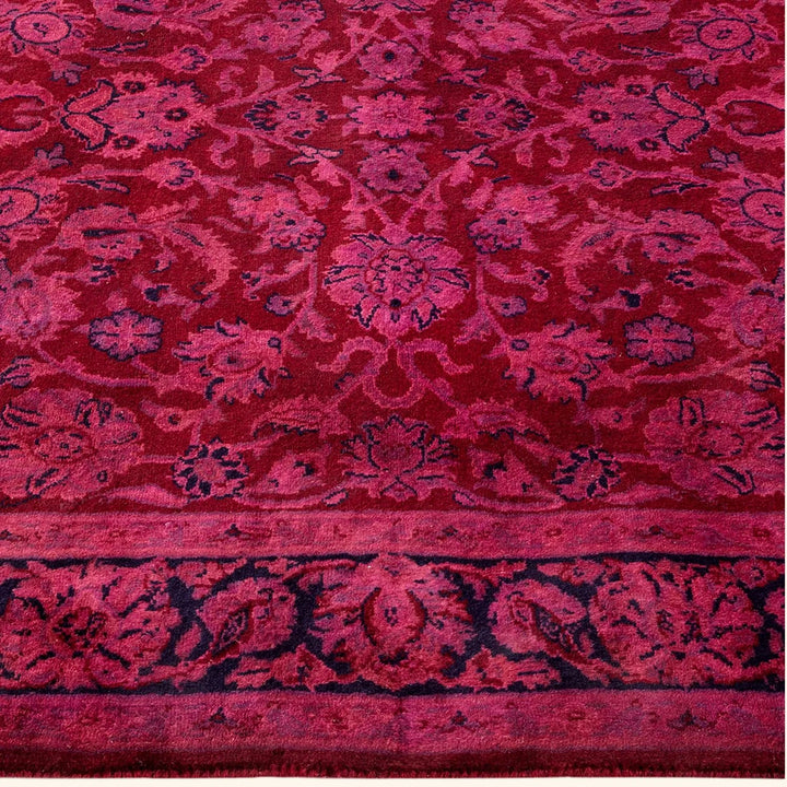 Fine Vibrance, One-of-a-Kind Hand-Knotted Area Rug - Purple, 4' 2" x 6' 7" Default Title