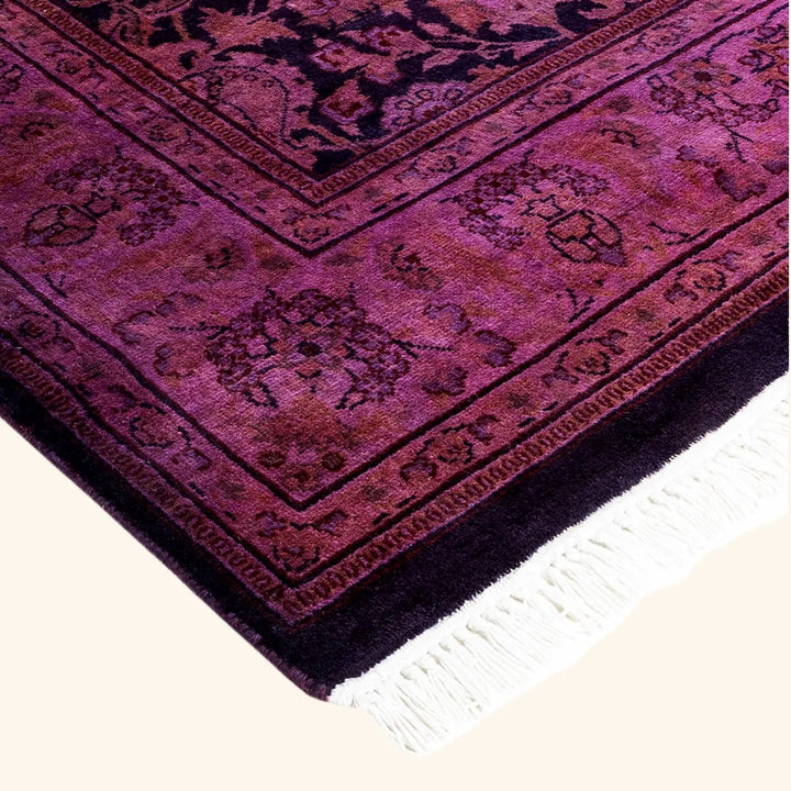 Fine Vibrance, One-of-a-Kind Hand-Knotted Area Rug - Brown, 4' 1" x 6' 4" Default Title