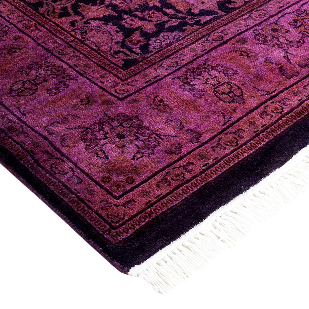 Fine Vibrance, One-of-a-Kind Hand-Knotted Area Rug - Brown, 4' 1" x 6' 4" Default Title