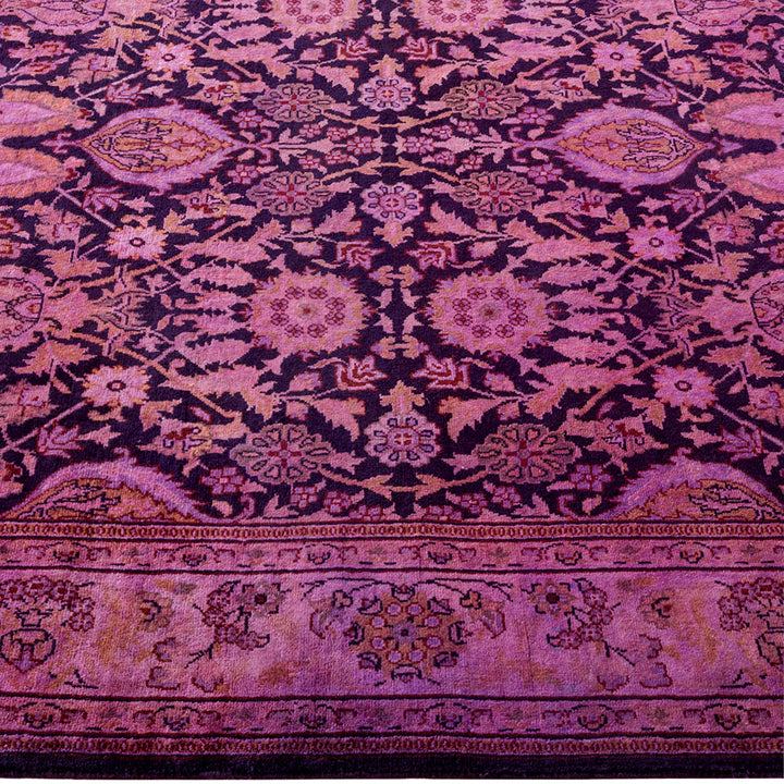 Fine Vibrance, One-of-a-Kind Hand-Knotted Area Rug - Brown, 4' 1" x 6' 4" Default Title