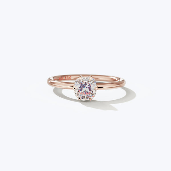 Elizabeth Engagement Ring 18K Rose Gold / Cushion