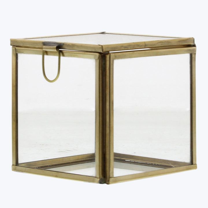 Small Brass Glass Box Default Title