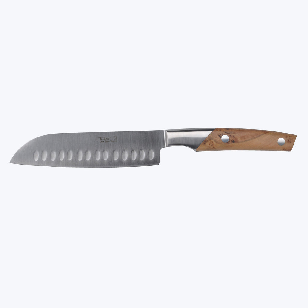 Thiers Santoku Cooking Knife, Juniper Wood Default Title