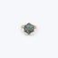 Event - Rosecut London blue topaz hexagon ring, 22k bezel, 6 diamonds Default Title