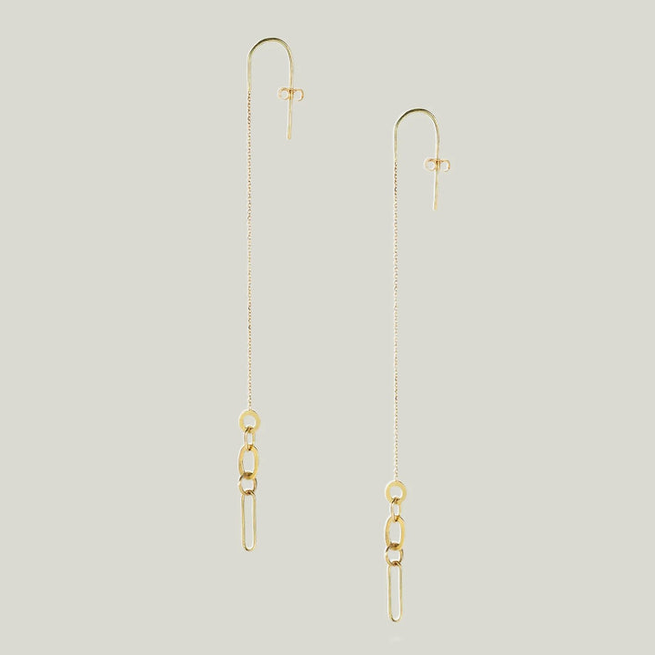 Linked with Love Drop Earrings Default Title