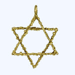 1970s 14KY Gold Star of David Pendant