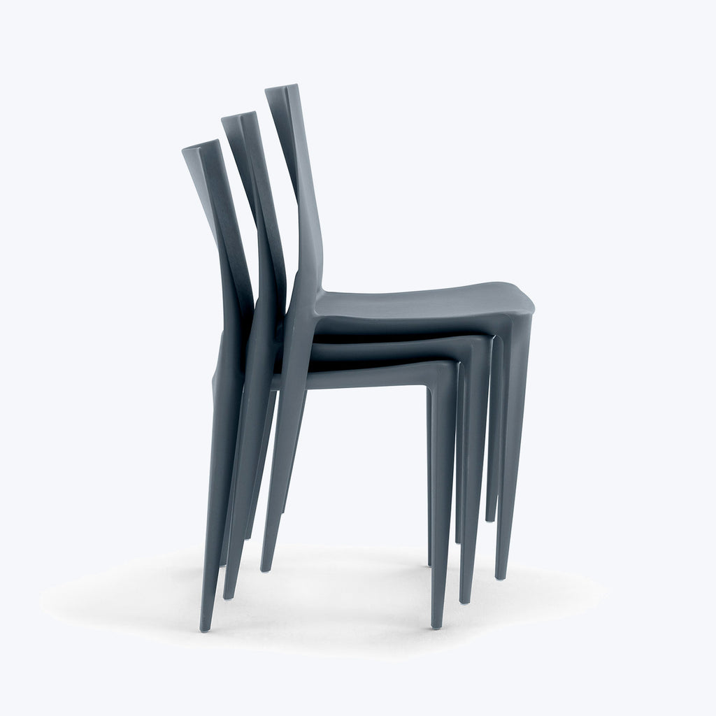 Bellini Dining Chair, Set of 4 Dark Grey
