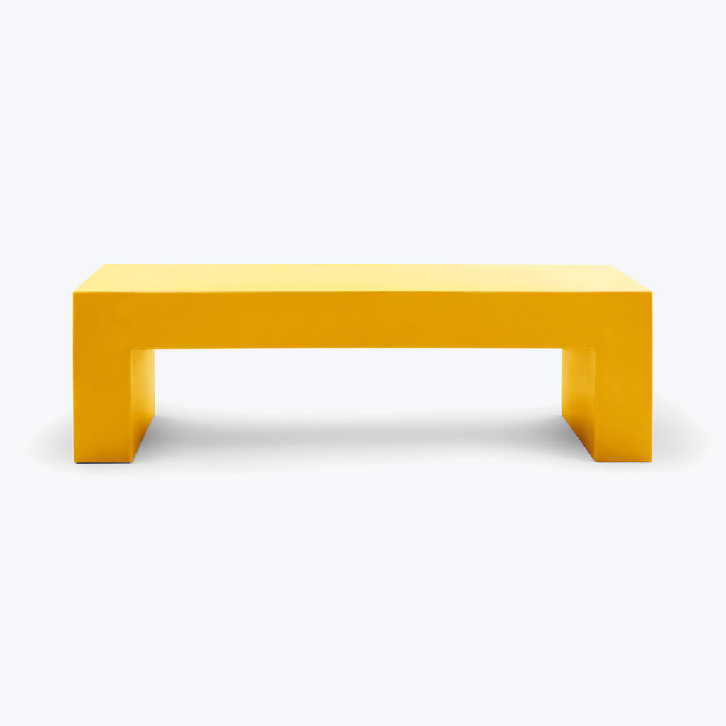 Vignelli Bench Yellow / Medium