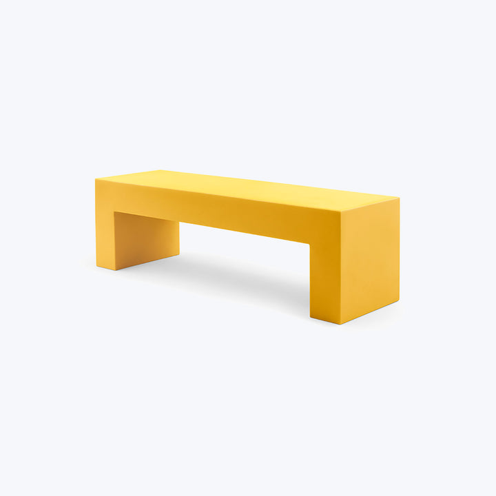 Vignelli Bench Yellow / Medium