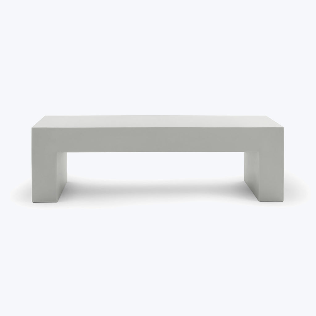 Vignelli Bench Light Grey / Medium