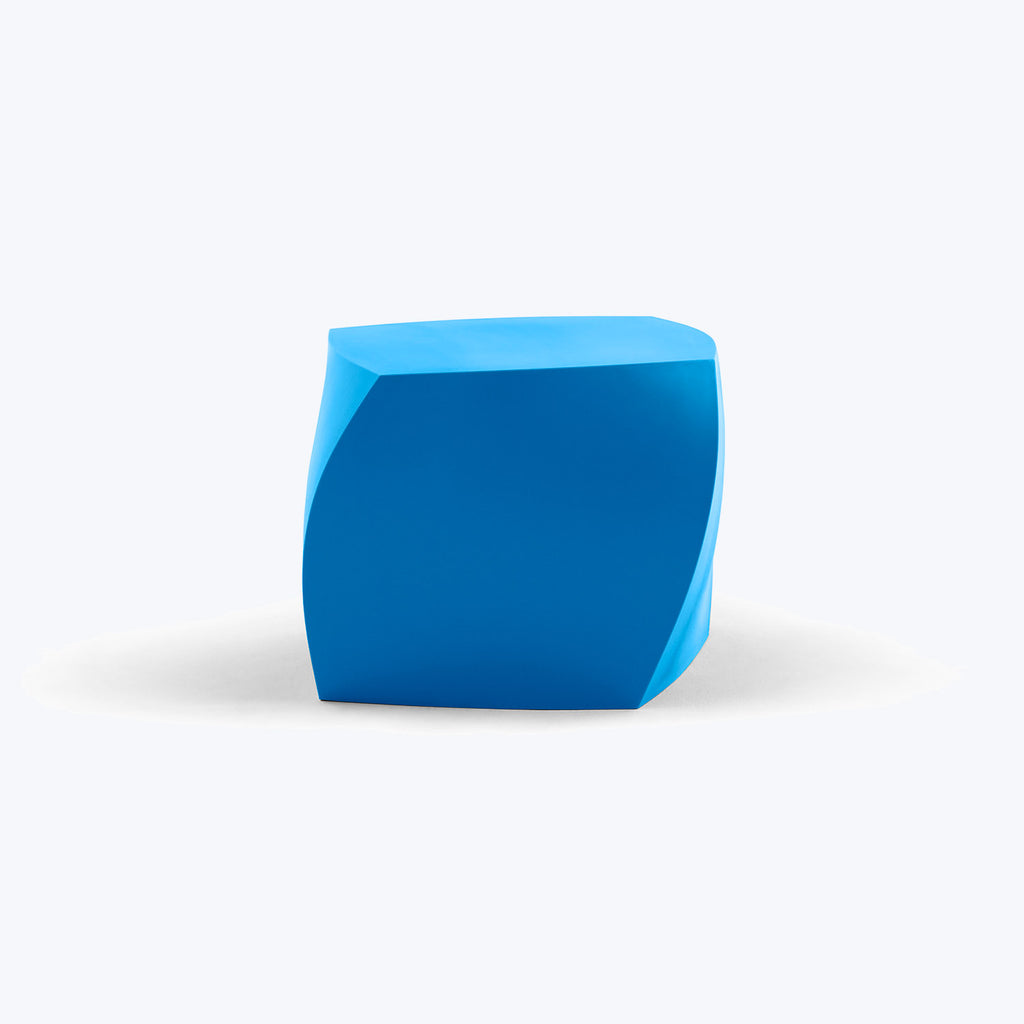 Gehry Left Twist Cube Blue