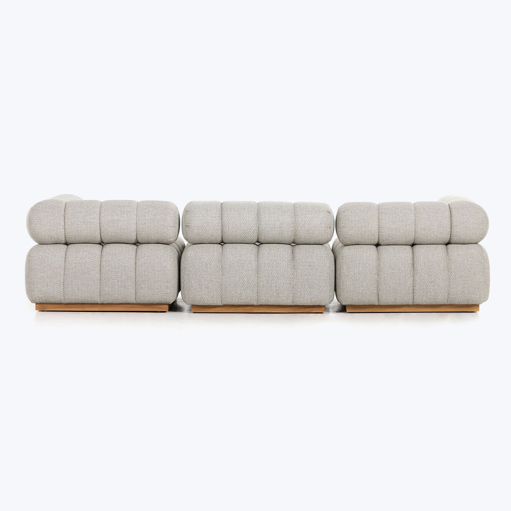 Roma Outdoor 3 Piece Sectional Default Title