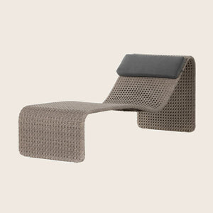 Paige Outdoor Woven Chaise Lounge Default Title