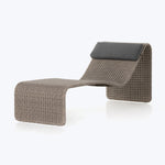 Paige Outdoor Woven Chaise Lounge Default Title