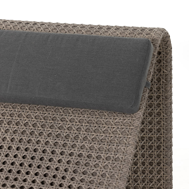 Paige Outdoor Woven Chaise Lounge Default Title