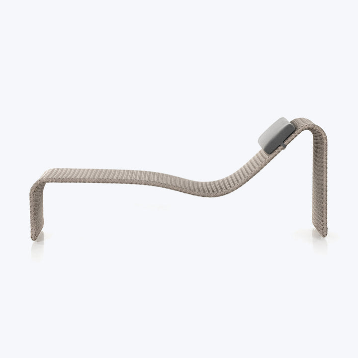 Paige Outdoor Woven Chaise Lounge Default Title