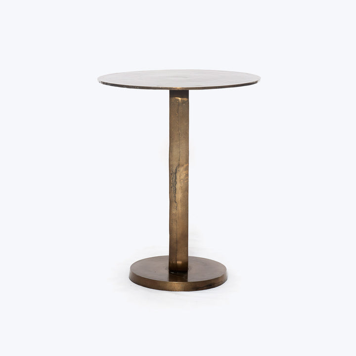 Douglas End Table Aged Bronze