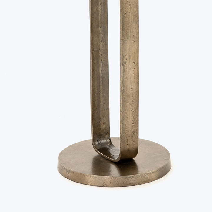 Douglas End Table Aged Bronze