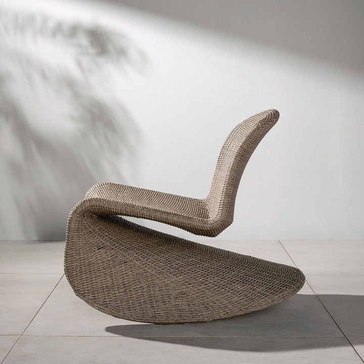 Portia Outdoor Rocking Chair Vintage White