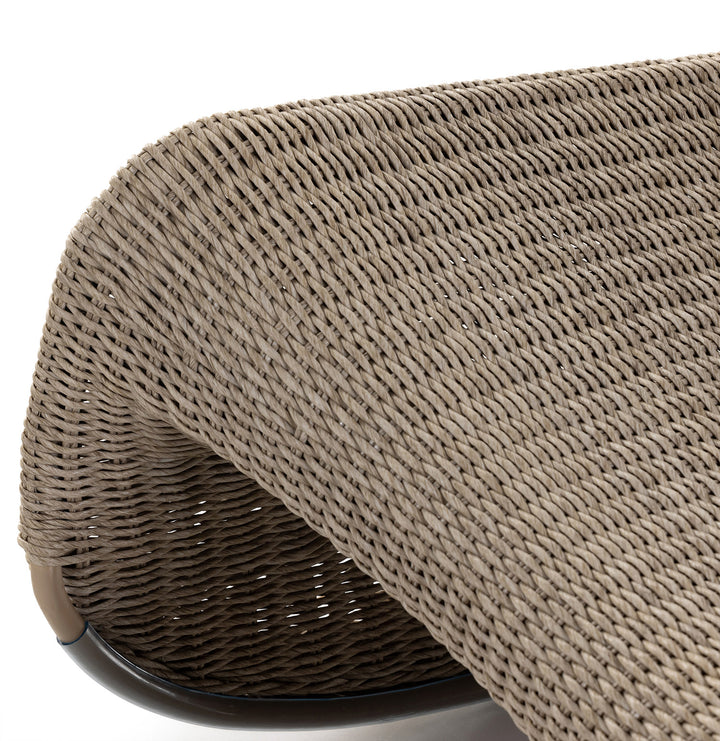 Portia Outdoor Rocking Chair Vintage White