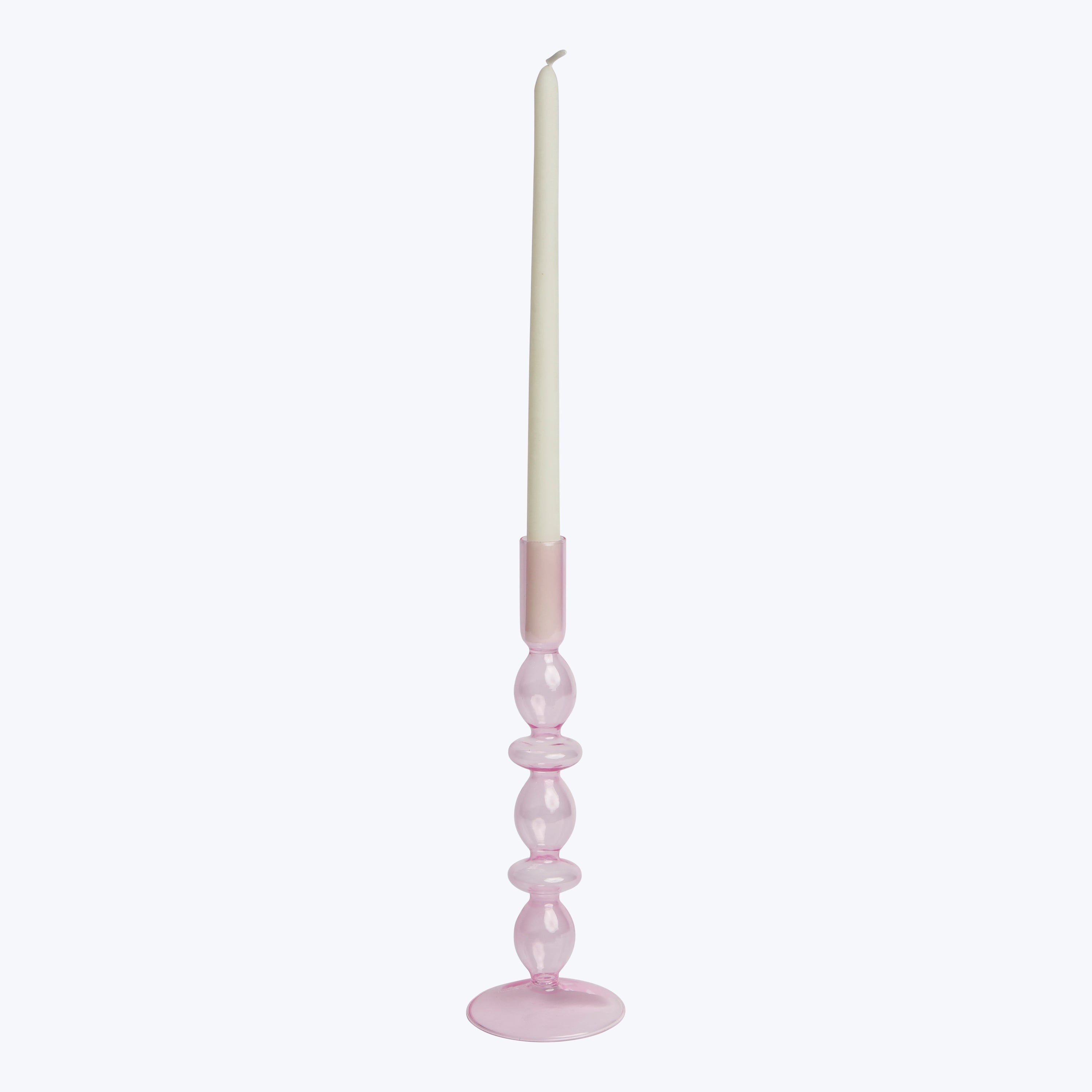 Ornamental Glass Candlestick