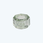 Aura Crystal Candle Holder Olive