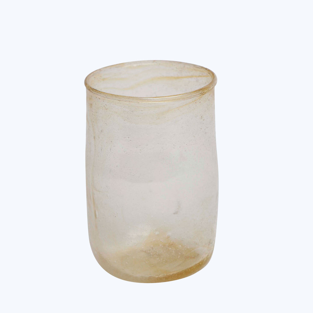 Recycled Glass Opal Tumbler Small / Opal Gold