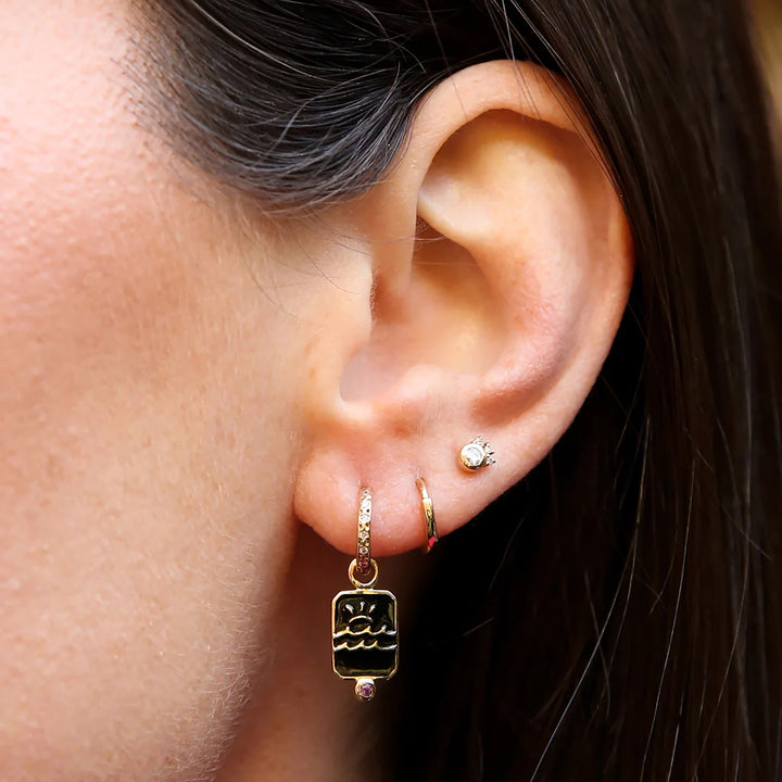 Fine Zodiac Charm Aquarius