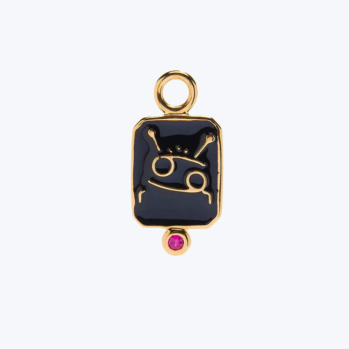 Fine Zodiac Charm Cancer