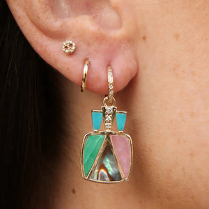 The Deco Charm with Abalone Default Title - hover