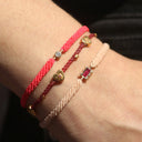 Classic Diamond Bracelet in Fuchsia Default Title