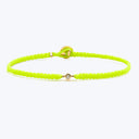 Classic Diamond Bracelet in Neon Yellow Default Title