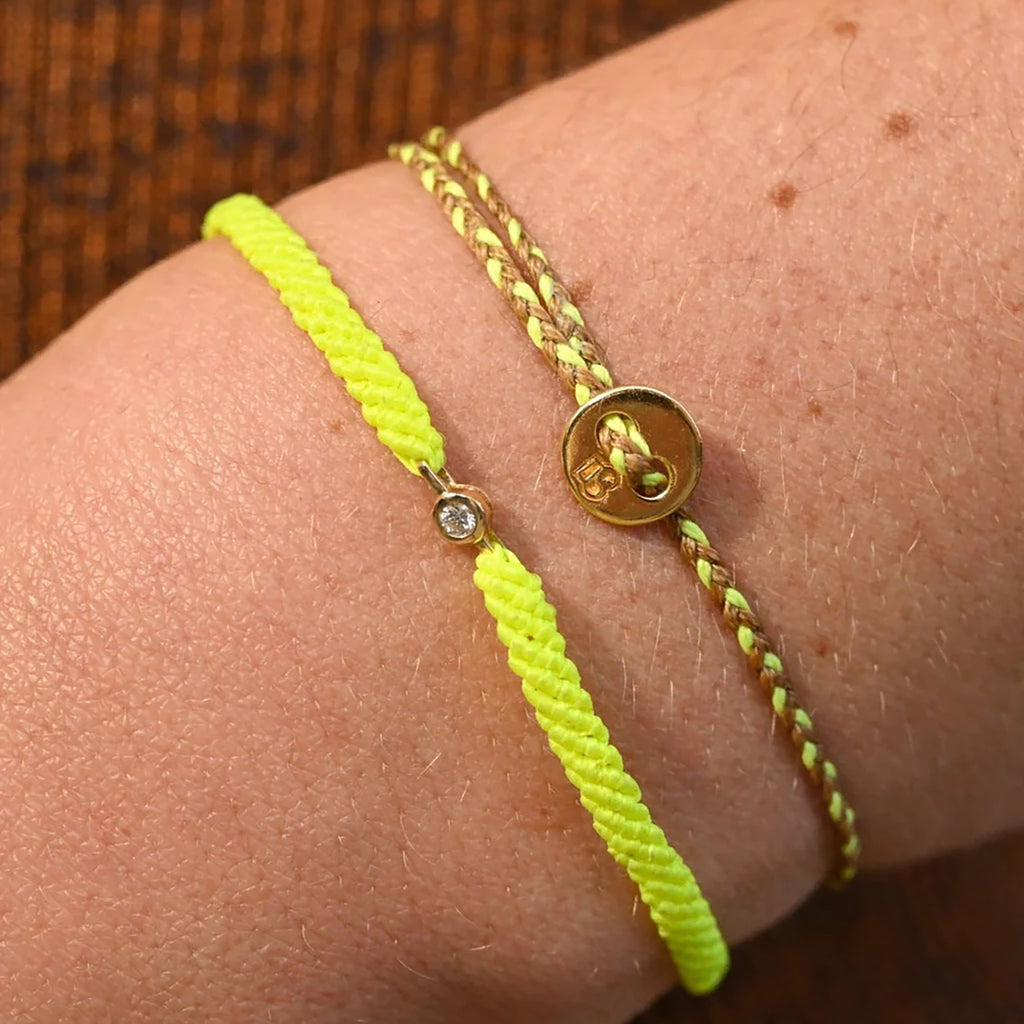 Classic Diamond Bracelet in Neon Yellow Default Title