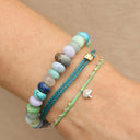 Easygoing Diamond Shroom Charm Bracelet in Blue-Green Default Title