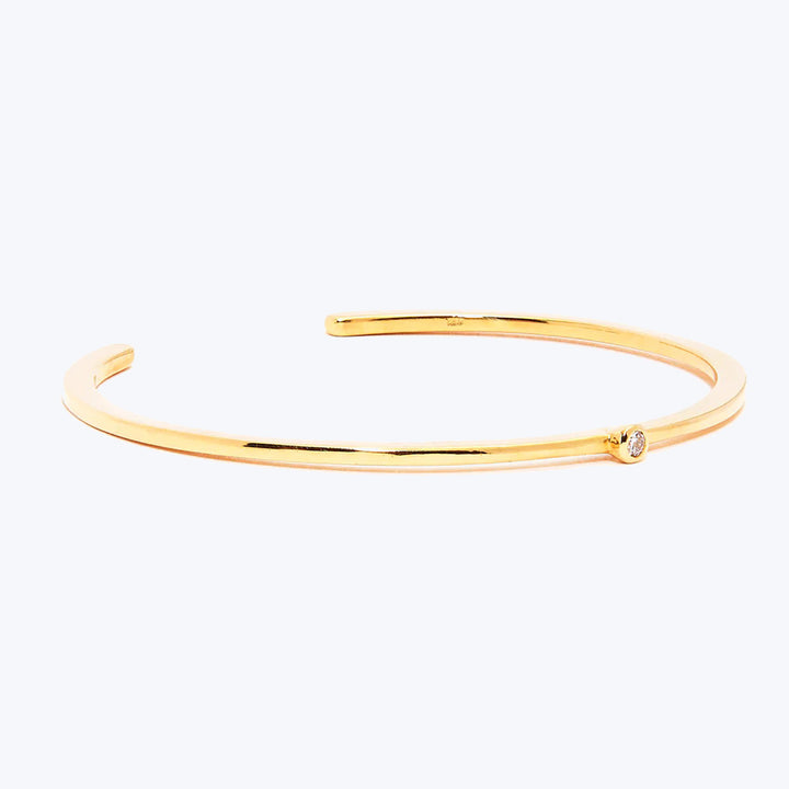 Diamond Bezel Cuff Default Title