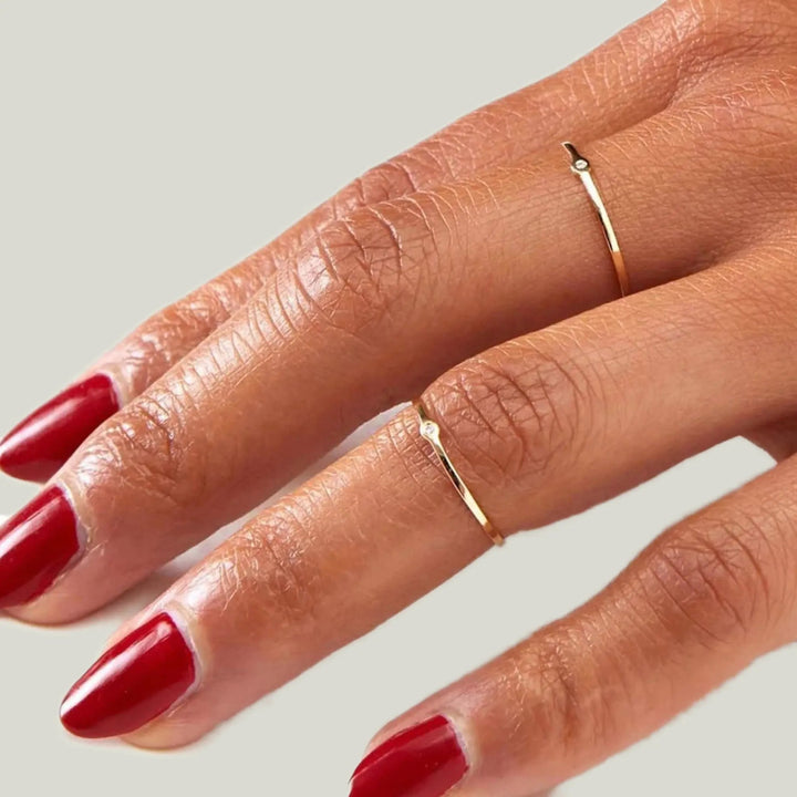 Memory Ring with Diamond Default Title