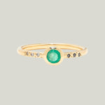 The Midnight Ring with Emerald Default Title