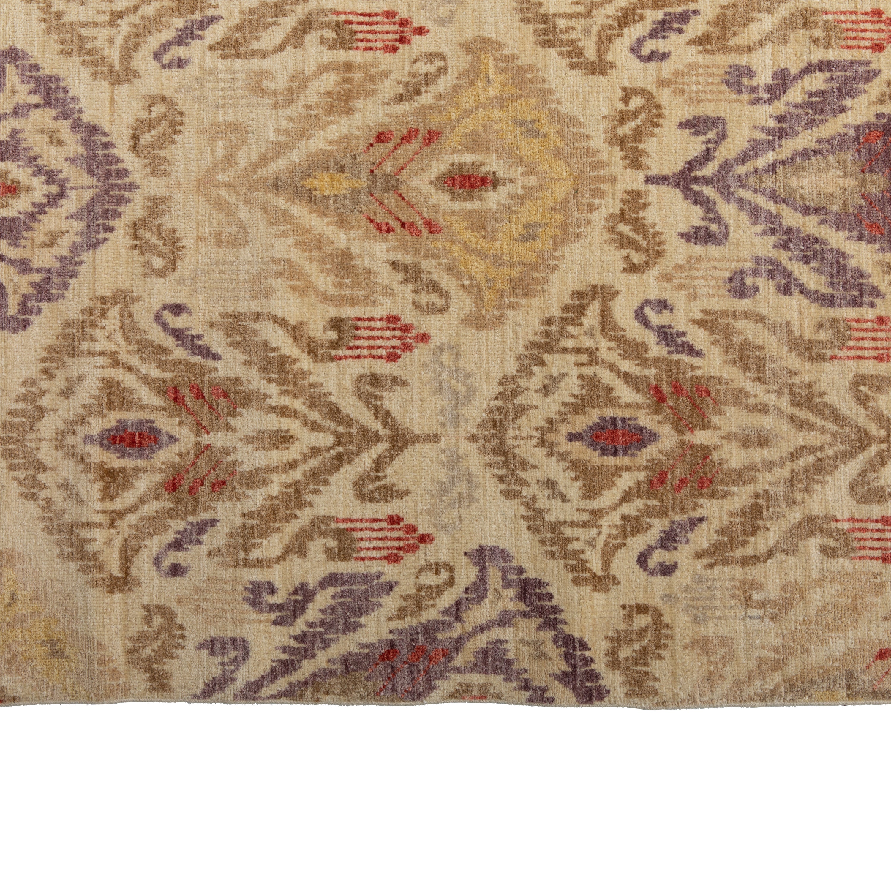 Beige Traditional Wool Rug - 15'11" x 18'1"