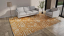 Gold Moroccan Wool Rug - 9' x 12'