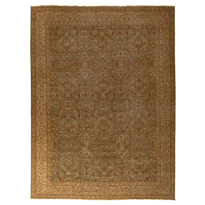 Camel Traditional Wool Rug - 12'2" x 17'