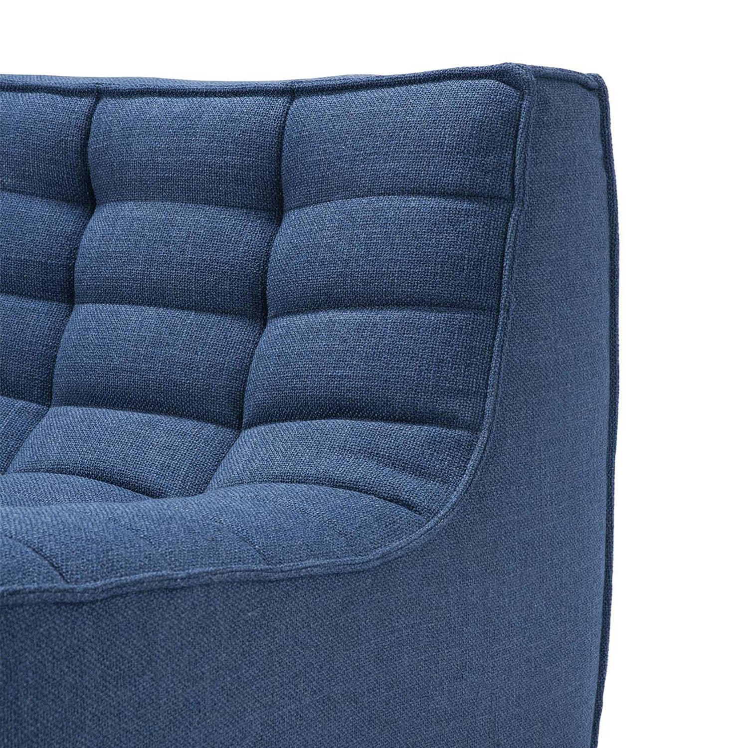 Sectional Armless Chair Blue