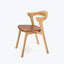 Leather Bok Side Chair Cognac