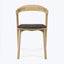 Upholstered Bok Side Chair Dark Brown