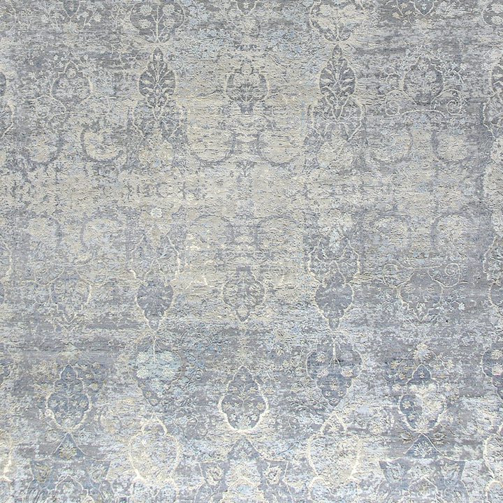 Transitional Wool & Silk Rug - 9' x 12'2" Default Title